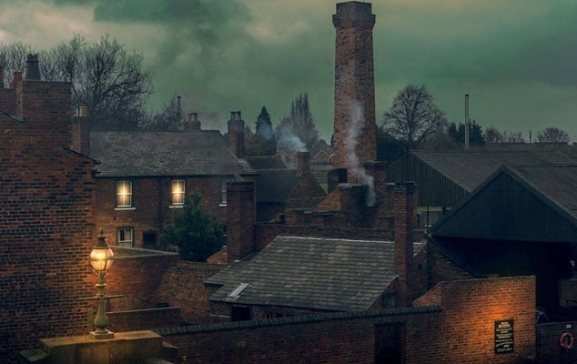 A dark and moody take on our Museum by the very talented @jade_edwards_uk #bclm #blackcountrylivingmuseum #dudley #blackcountry #victorian #edwardian #history #victorians #steampunk