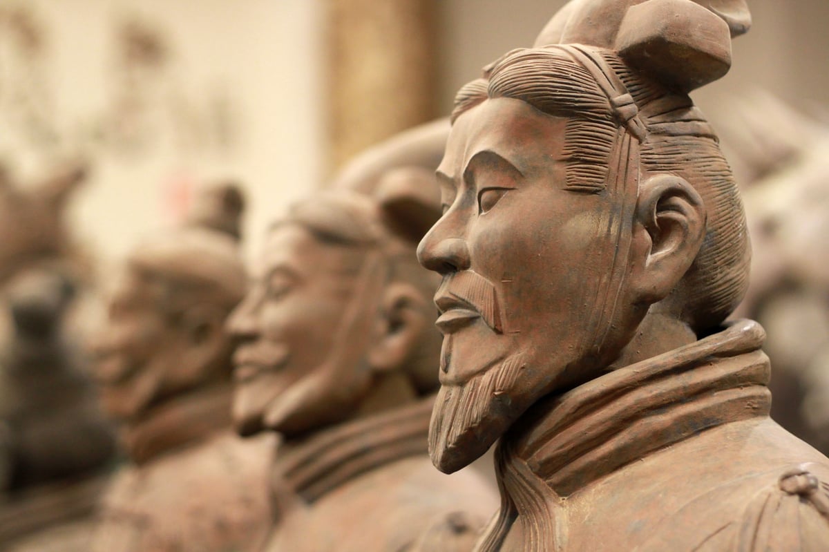 The famous terracotta warriors of XiAn, China