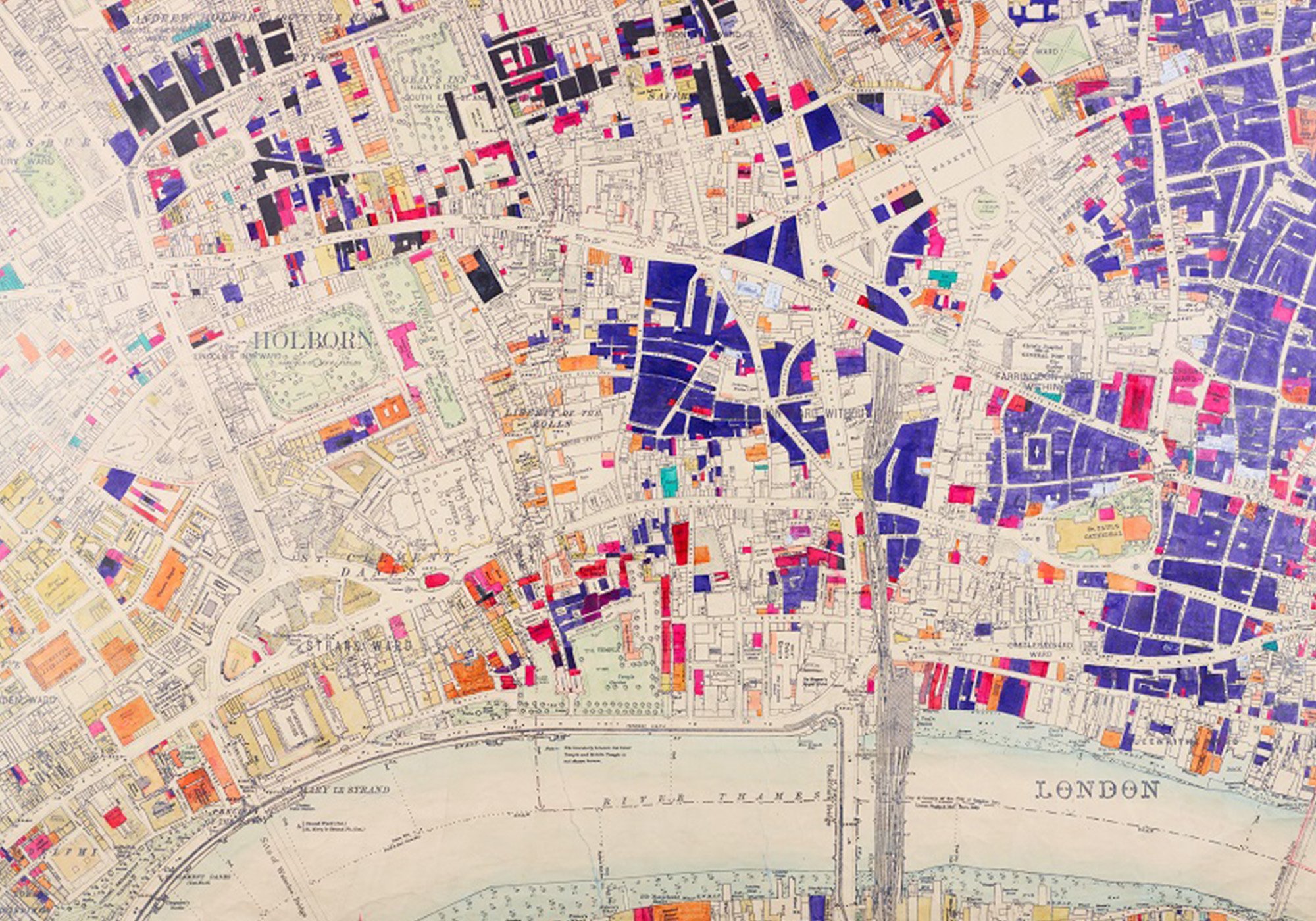 London County Council Bomb Damage Maps | UNESCO in the UK